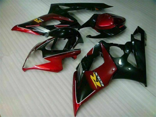 Rouge Noir 05-06 GSXR 1000 Carénages Moto