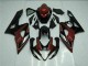 Rouge Noir 05-06 GSXR 1000 Kit Carénages Motos & Plastique