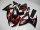 Rouge Noir 06-07 GSXR 600/750 Carénage Moto Rouge Noir 06-07 GSXR 600/750 Carénage Moto