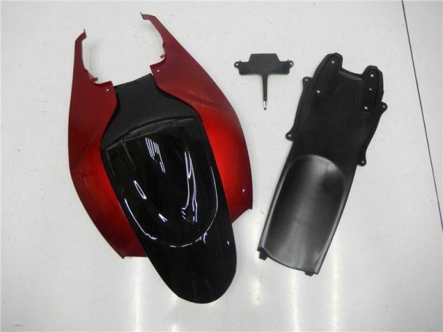 Rouge Noir 06-07 GSXR 600/750 Carénage Moto Rouge Noir 06-07 GSXR 600/750 Carénage Moto