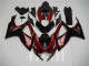 Rouge Noir 06-07 GSXR 600/750 Carénage Moto Rouge Noir 06-07 GSXR 600/750 Carénage Moto