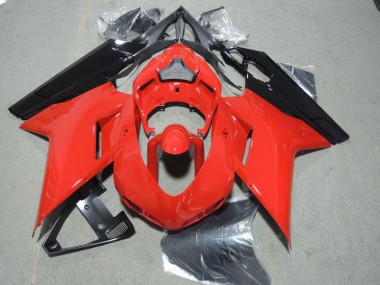Rouge Noir 07-14 Ducati 1098 Carénage Moto