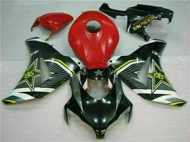 Rouge Noir 08-11 CBR1000RR Carénage Moto