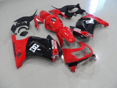 Rouge Noir 08-12 ZX250R Carénage Moto