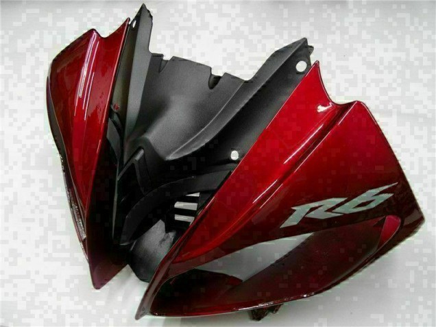 Rouge Noir 08-16 YZF R6 Carrosserie Moto Rouge Noir 08-16 YZF R6 Carrosserie Moto