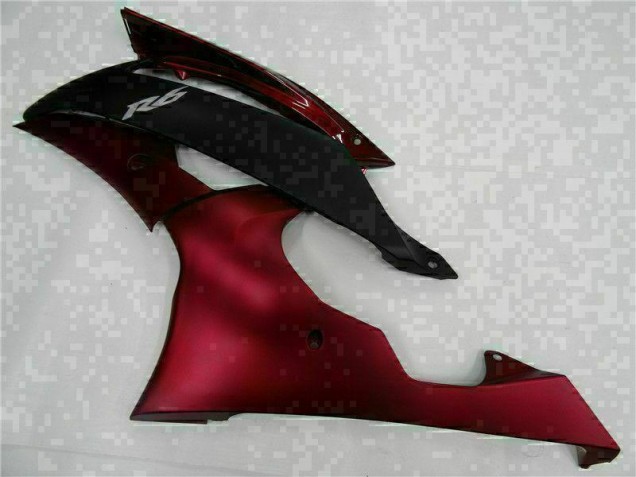 Rouge Noir 08-16 YZF R6 Carrosserie Moto Rouge Noir 08-16 YZF R6 Carrosserie Moto