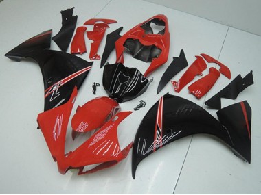 Rouge Noir 12-14 YZF R1 Carénage Moto