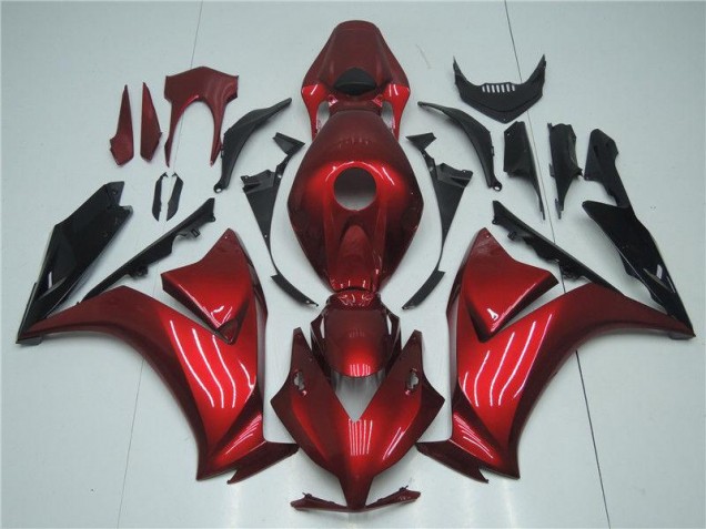 Rouge Noir 12-16 CBR1000RR Carénage Moto Rouge Noir 12-16 CBR1000RR Carénage Moto