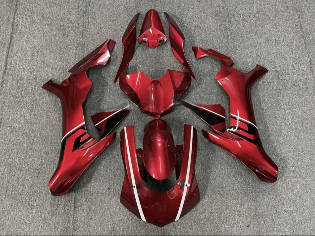 Rouge Noir 15-19 YZF R1 Carénage Moto Rouge Noir 15-19 YZF R1 Carénage Moto