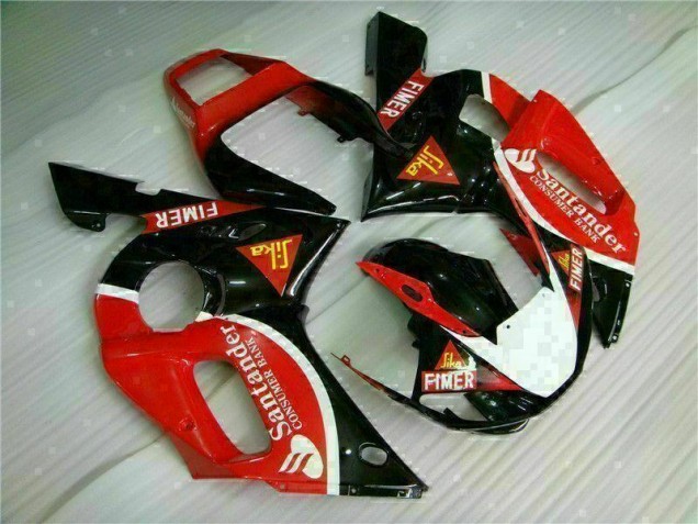 Rouge Noir 98-02 YZF R6 Carénages Moto Rouge Noir 98-02 YZF R6 Carénages Moto