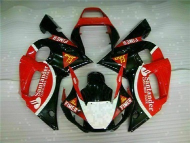 Rouge Noir 98-02 YZF R6 Carénages Moto