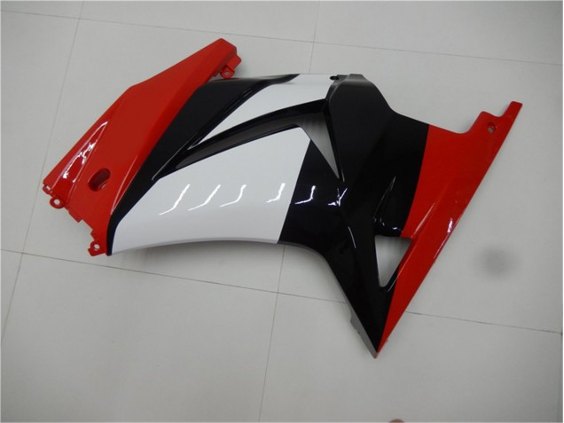 Rouge Noir Blanc 08-12 EX250 Carénage Moto Rouge Noir Blanc 08-12 EX250 Carénage Moto