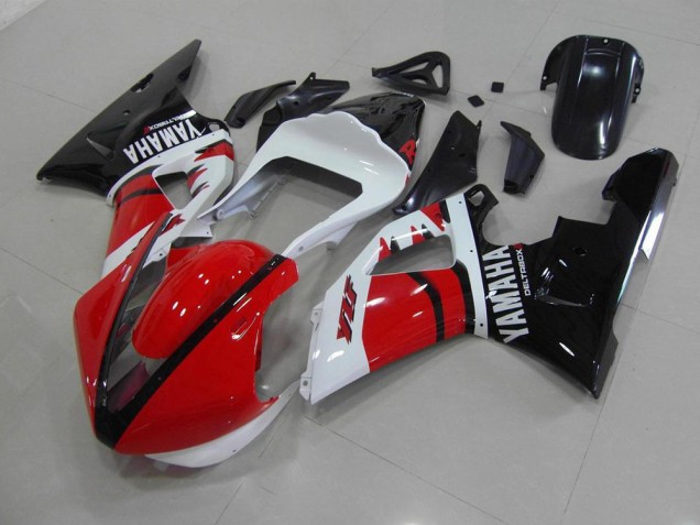 Rouge Noir Blanc Courses Version 00-01 YZF R1 Carénage Moto Rouge Noir Blanc Courses Version 00-01 YZF R1 Carénage Moto