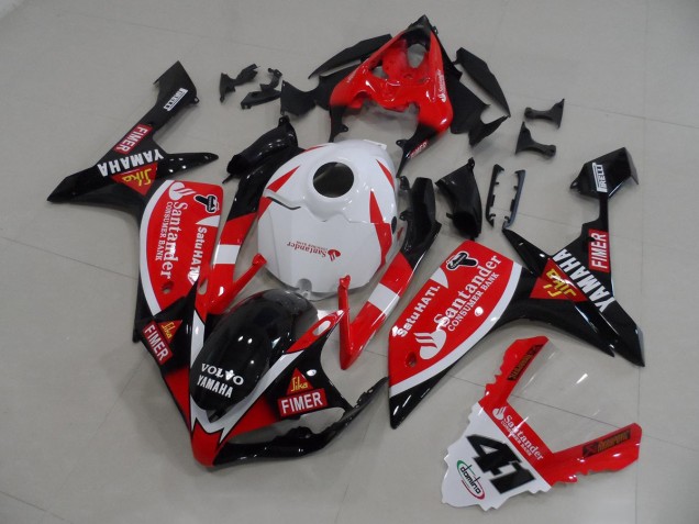 Rouge Noir Décalque 07-08 YZF R1 Carénage Moto Rouge Noir Décalque 07-08 YZF R1 Carénage Moto