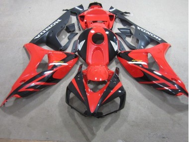 Rouge Noir Fireblade 06-07 CBR1000RR Carénage Moto