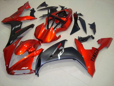 Rouge Noir Mat 04-06 YZF R1 Carénage Moto