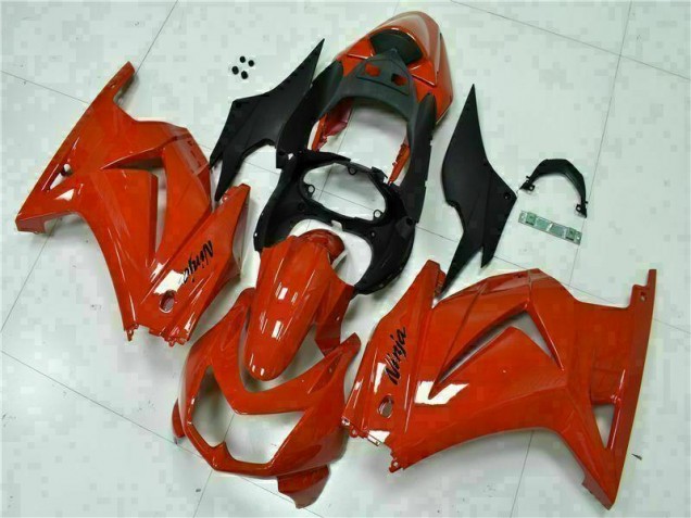 Rouge Noir Ninja 08-12 EX250 Carénage Moto Rouge Noir Ninja 08-12 EX250 Carénage Moto