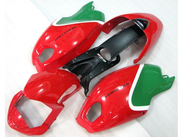 Rouge Vert Monster 08-12 Ducati Monster 696 Carénage Moto Rouge Vert Monster 08-12 Ducati Monster 696 Carénage Moto