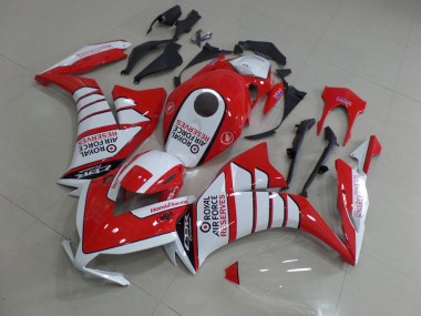 Rouge avec Blanc Wing 12-16 CBR1000RR Carénage Moto