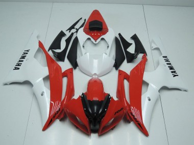 Rouge et Blanc Nacré 08-16 YZF R6 Carénage Moto