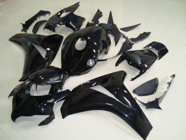 Tout Noir sans décalcomanies 08-11 CBR1000RR Carénage Moto