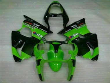 Vert 00-02 ZX6R Carénage Moto