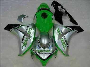 Vert Argent 08-11 CBR1000RR Carénage Moto