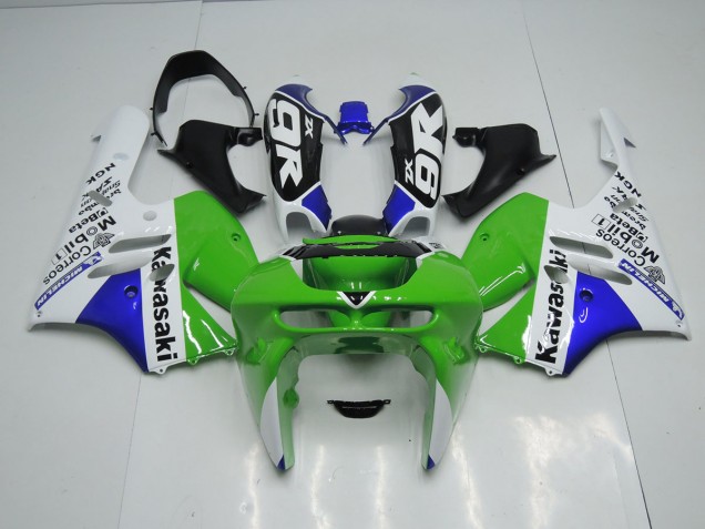 Vert Blanc 94-97 ZX9R Carénage Moto Vert Blanc 94-97 ZX9R Carénage Moto