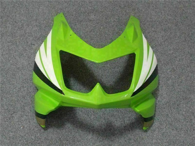 Vert Blanc Noir Ninja 08-12 EX250 Carénage Moto Vert Blanc Noir Ninja 08-12 EX250 Carénage Moto