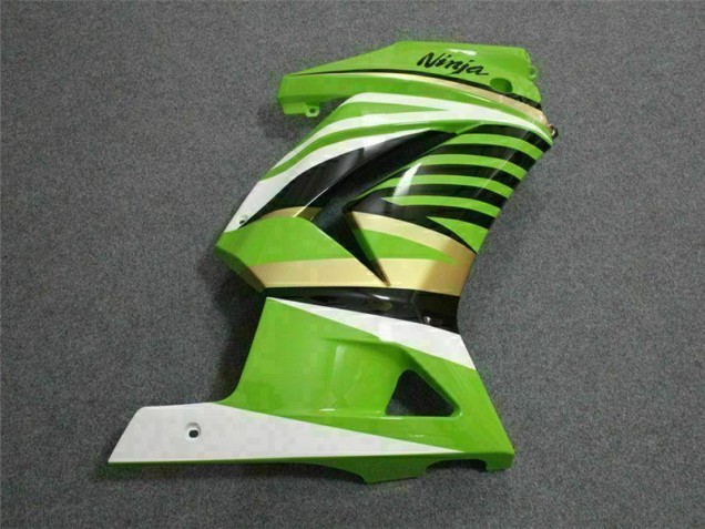 Vert Blanc Noir Ninja 08-12 EX250 Carénage Moto Vert Blanc Noir Ninja 08-12 EX250 Carénage Moto