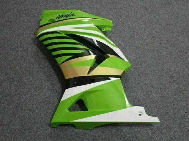 Vert Blanc Noir Ninja 08-12 EX250 Carénage Moto Vert Blanc Noir Ninja 08-12 EX250 Carénage Moto