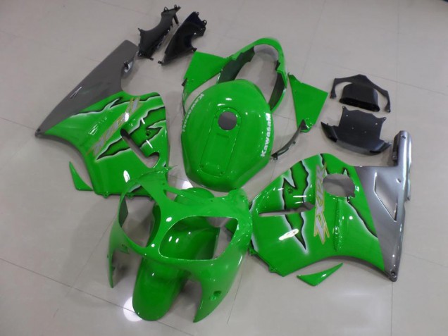 Vert Flamme 00-01 ZX12R Carénage Moto Vert Flamme 00-01 ZX12R Carénage Moto