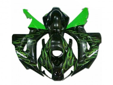 Vert Flamme Noir 06-07 CBR1000RR Carénage Moto