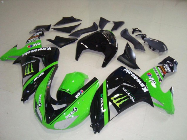 Vert Monster 06-07 ZX10R Carrosserie Moto Vert Monster 06-07 ZX10R Carrosserie Moto