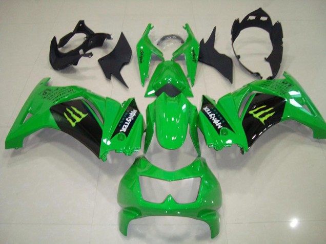 Vert Monster 08-12 ZX250R Carénage Moto