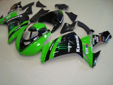 Vert Monster Courses 06-07 ZX10R Carénage Moto