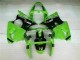 Vert Noir 00-02 ZX6R Kit Carénages Motos Complet