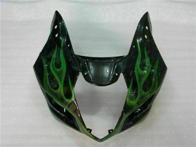 Vert Noir 03-04 GSXR 1000 Carénage Moto Vert Noir 03-04 GSXR 1000 Carénage Moto
