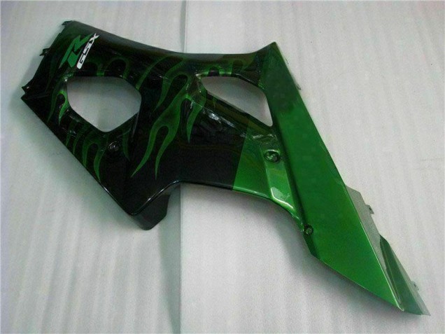 Vert Noir 03-04 GSXR 1000 Carénage Moto Vert Noir 03-04 GSXR 1000 Carénage Moto