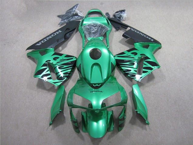 Vert Noir 05-06 CBR600RR Carénage Moto Vert Noir 05-06 CBR600RR Carénage Moto