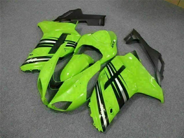 Vert Noir 07-08 ZX6R Carénage Moto Vert Noir 07-08 ZX6R Carénage Moto