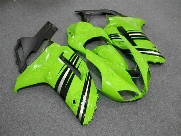 Vert Noir 07-08 ZX6R Carénage Moto Vert Noir 07-08 ZX6R Carénage Moto