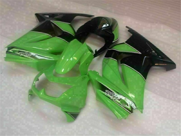 Vert Noir 08-12 EX250 Kit Carénages Motos Complet Vert Noir 08-12 EX250 Kit Carénages Motos Complet