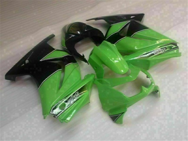 Vert Noir 08-12 EX250 Kit Carénages Motos Complet Vert Noir 08-12 EX250 Kit Carénages Motos Complet