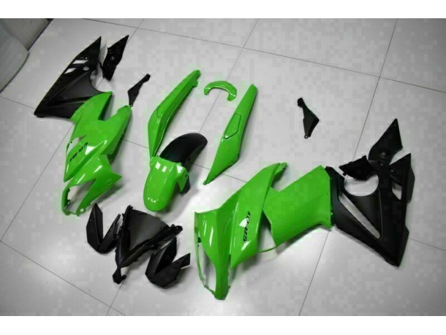 Vert Noir 09-11 EX650 Carénages Moto Vert Noir 09-11 EX650 Carénages Moto
