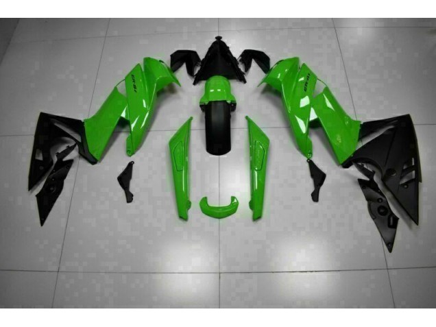 Vert Noir 09-11 EX650 Carénages Moto Vert Noir 09-11 EX650 Carénages Moto