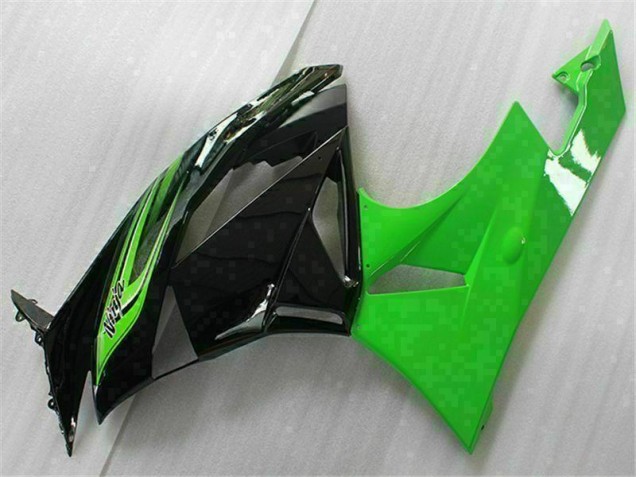Vert Noir 09-12 ZX6R Carénage Moto Vert Noir 09-12 ZX6R Carénage Moto