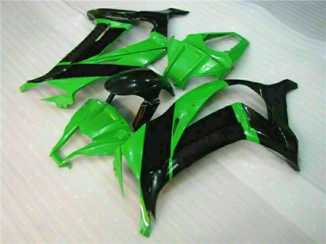 Vert Noir 11-15 ZX10R Carénage Moto Vert Noir 11-15 ZX10R Carénage Moto