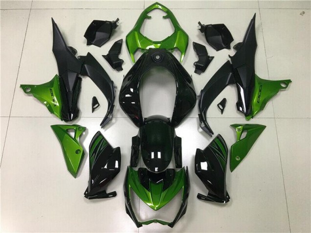 Vert Noir 13-16 Z800 Carénages Moto Vert Noir 13-16 Z800 Carénages Moto