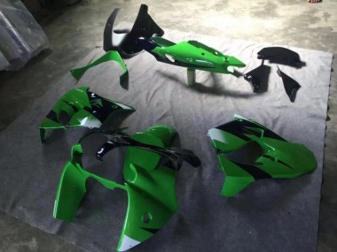 Vert Noir Mat Ink Bleu 00-01 ZX9R Carénage Moto